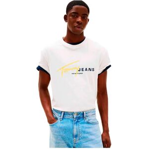 Tommy Jeans Dna Regular Fit Short Sleeve T-shirt Ecru S Men Tommy Jeans Dna Regular Fit Short Sleeve T-shirt Ecru S Men