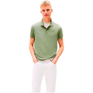 Tommy Jeans Placket Slim Fit Short Sleeve Polo Aruba Green M Men Tommy Jeans Placket Slim Fit Short Sleeve Polo Aruba Green M Men