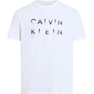 Calvin Klein Enlarged Logo Short Sleeve T-shirt Bright White L Men Calvin Klein Enlarged Logo Short Sleeve T-shirt Bright White L Men