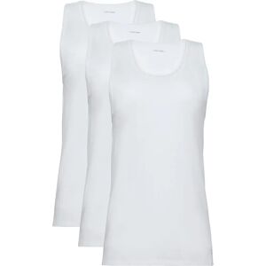 Calvin Klein Lv00nb4184 Sleeveless T-shirt 3 Units White / White / White M Men Calvin Klein Lv00nb4184 Sleeveless T-shirt 3 Units White / White / White M Men
