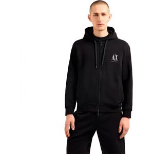 Armani Exchange Xm000371a_f10818u Full Zip Sweatshirt Black L Men Armani Exchange Xm000371a_f10818u Full Zip Sweatshirt Black L Men
