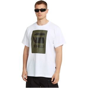 G-star Burger Box Rain Loose Fit Short Sleeve T-shirt White XL Men G-star Burger Box Rain Loose Fit Short Sleeve T-shirt White XL Men