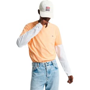 Gant 2003184 Regular Fit Short Sleeve T-shirt Peachy Orange M Men Gant 2003184 Regular Fit Short Sleeve T-shirt Peachy Orange M Men