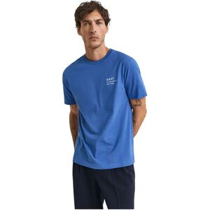 Gant Small Graphic 2003300 Short Sleeve T-shirt Rich Blue XL Men Gant Small Graphic 2003300 Short Sleeve T-shirt Rich Blue XL Men