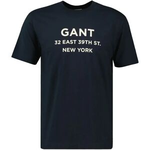 Gant Small Graphic 2003301 Short Sleeve T-shirt Black L Men Gant Small Graphic 2003301 Short Sleeve T-shirt Black L Men