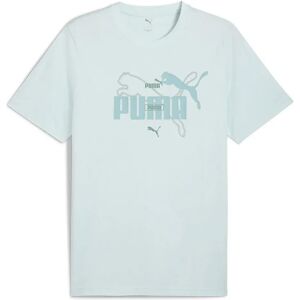 Puma Ess Logo Lab Summer Short Sleeve T-shirt Peaceful Blue M Men,Women Puma Ess Logo Lab Summer Short Sleeve T-shirt Peaceful Blue M Men,Women