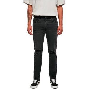 Urban Classics Distressed Stretch Jeans Black Washed 34 Men Urban Classics Distressed Stretch Jeans Black Washed 34 Men