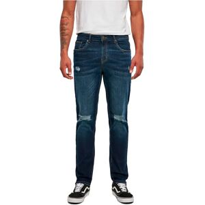 Urban Classics Distressed Stretch Jeans Dark Blue Destroyed Washed 32 Men Urban Classics Distressed Stretch Jeans Dark Blue Destroyed Washed 32 Men