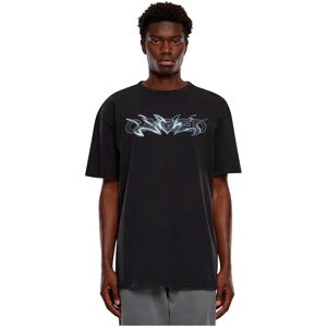 Mister Tee Cagedchrome Acid Heavy Short Sleeve T-shirt Black XS Men Mister Tee Cagedchrome Acid Heavy Short Sleeve T-shirt Black XS Men