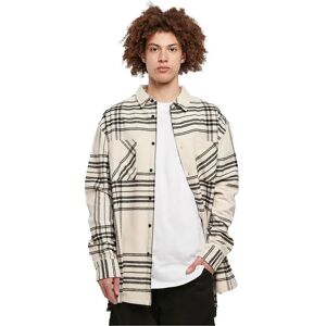 Urban Classics Long Oversized Checked Summit Long Sleeve Shirt Soft Seagrass 2XL Men Urban Classics Long Oversized Checked Summit Long Sleeve Shirt Soft Seagrass 2XL Men