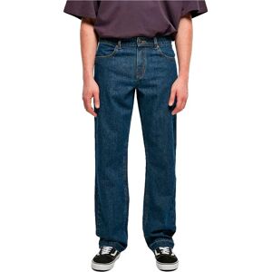 Urban Classics Open Edge Loose Fit Jeans Mid Indigo Washed 30 Men Urban Classics Open Edge Loose Fit Jeans Mid Indigo Washed 30 Men