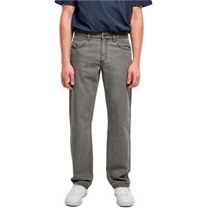 Urban Classics Open Edge Loose Fit Jeans Mid Grey 38 Men Urban Classics Open Edge Loose Fit Jeans Mid Grey 38 Men