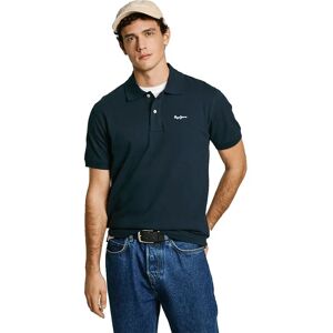 Pepe Jeans Essential Contrast Logo Short Sleeve Polo Dulwich Blue M Men Pepe Jeans Essential Contrast Logo Short Sleeve Polo Dulwich Blue M Men