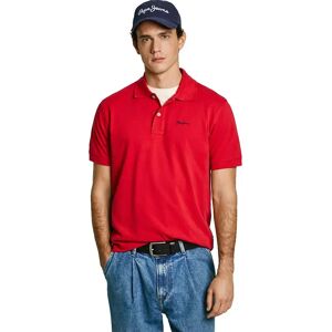 Pepe Jeans Essential Contrast Logo Short Sleeve Polo Rugby Red M Men Pepe Jeans Essential Contrast Logo Short Sleeve Polo Rugby Red M Men