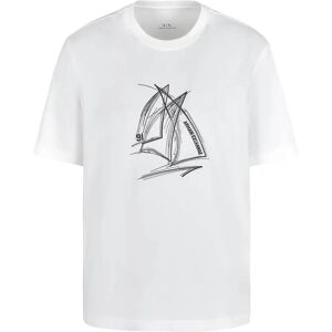 Armani Exchange Xm000273_af10361 Short Sleeve T-shirt Off White L Men Armani Exchange Xm000273_af10361 Short Sleeve T-shirt Off White L Men