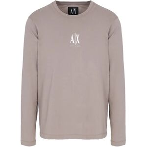 Armani Exchange Xm000364_af12308 Long Sleeve T-shirt Driftwood XS Men Armani Exchange Xm000364_af12308 Long Sleeve T-shirt Driftwood XS Men