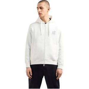 Armani Exchange Xm000371_af10818 Full Zip Sweatshirt Off White L Men Armani Exchange Xm000371_af10818 Full Zip Sweatshirt Off White L Men