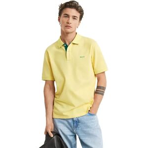 Gant 2062026 Short Sleeve Polo Banana Yellow M Men Gant 2062026 Short Sleeve Polo Banana Yellow M Men