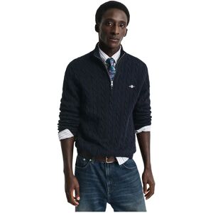 Gant 8050603 Half Zip Sweater Evening Blue 2XL Men Gant 8050603 Half Zip Sweater Evening Blue 2XL Men