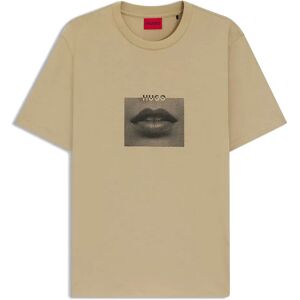 Hugo Boss Deterni 10258299 01 T-shirt Medium Beige 2XL Men Hugo Boss Deterni 10258299 01 T-shirt Medium Beige 2XL Men