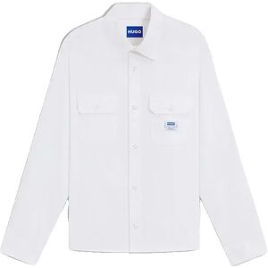 Hugo Boss Ekynone 10260730 01 Long Sleeve Shirt Open White M Men Hugo Boss Ekynone 10260730 01 Long Sleeve Shirt Open White M Men