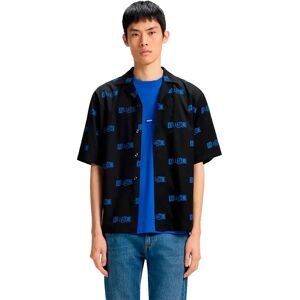 Hugo Boss Eligino 10272023 Blue Shirt Black S Men Hugo Boss Eligino 10272023 Blue Shirt Black S Men