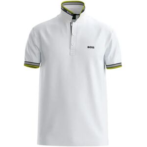 Boss Paddy 10241663 Short Sleeve Polo Open White S Men Boss Paddy 10241663 Short Sleeve Polo Open White S Men