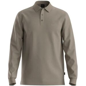 Boss Pado 30 Long Sleeve Polo Dark Beige M Men Boss Pado 30 Long Sleeve Polo Dark Beige M Men