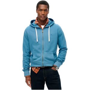 Superdry Classic Essential Full Zip Sweatshirt Wedgewood Blue XL Men Superdry Classic Essential Full Zip Sweatshirt Wedgewood Blue XL Men