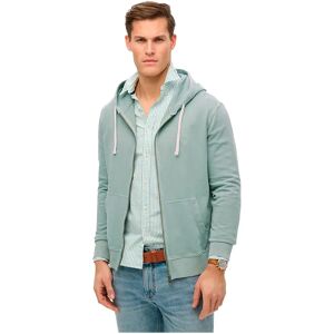 Superdry Classic Essential Full Zip Sweatshirt Silver Blue 2XL Men Superdry Classic Essential Full Zip Sweatshirt Silver Blue 2XL Men