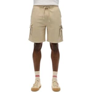 Superdry Contrast Stitch Cargo Shorts Washed Silver Beige L Men Superdry Contrast Stitch Cargo Shorts Washed Silver Beige L Men