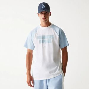 New Era Mlb Raglan La Dodgers Oversize Short Sleeve T-shirt White L Men New Era Mlb Raglan La Dodgers Oversize Short Sleeve T-shirt White L Men