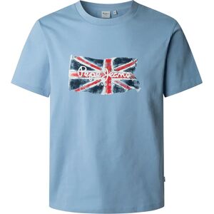 Pepe Jeans Blue Cotton Casual T-shirt - T-shirt Pepe Jeans Blue Cotton Casual T-shirt - T-shirt