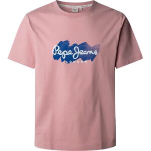 Pepe Jeans Milton Short Sleeve T-shirt Ash Rose Pink S Men Pepe Jeans Milton Short Sleeve T-shirt Ash Rose Pink S Men