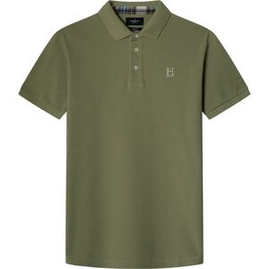 Hackett Heritage Madras Trim Short Sleeve Polo Sage Green 2XL Men Hackett Heritage Madras Trim Short Sleeve Polo Sage Green 2XL Men