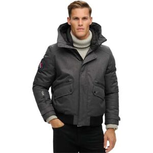Superdry City Tweed Padded Jacket Grey Herringbone L Men Superdry City Tweed Padded Jacket Grey Herringbone L Men