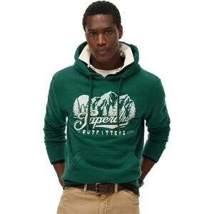 Superdry Outfitters Hoodie Erin Green 2XL Men Superdry Outfitters Hoodie Erin Green 2XL Men