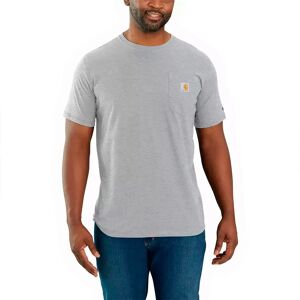 Carhartt Force Pocket Short Sleeve T-shirt Heather Grey M Men Carhartt Force Pocket Short Sleeve T-shirt Heather Grey M Men