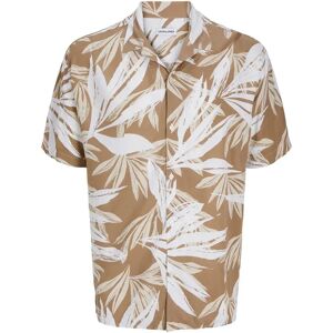 Jack & Jones Jeff Tropical Aop Resort Short Sleeve Shirt Coriander XS Men Jack & Jones Jeff Tropical Aop Resort Short Sleeve Shirt Coriander XS Men