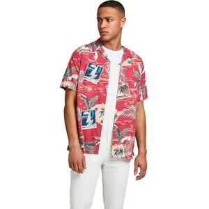 Jack & Jones Tropicana Resort Short Sleeve Shirt Slate Rose 2XL Men Jack & Jones Tropicana Resort Short Sleeve Shirt Slate Rose 2XL Men