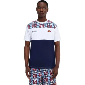 Ellesse Block Aop Short Sleeve T-shirt White / Aop 2XL Men Ellesse Block Aop Short Sleeve T-shirt White / Aop 2XL Men
