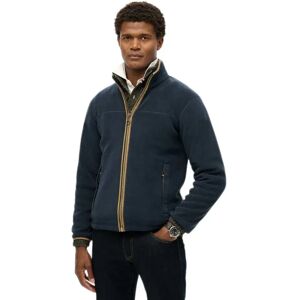 Superdry Estate Fleece Jacket Eclipse Navy 2XL Men Superdry Estate Fleece Jacket Eclipse Navy 2XL Men