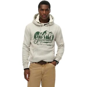 Superdry Outfitters Hoodie Glacier Grey Marl S Men Superdry Outfitters Hoodie Glacier Grey Marl S Men