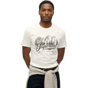 Superdry Outfitters Short Sleeve T-shirt Optic 2XL Men Superdry Outfitters Short Sleeve T-shirt Optic 2XL Men
