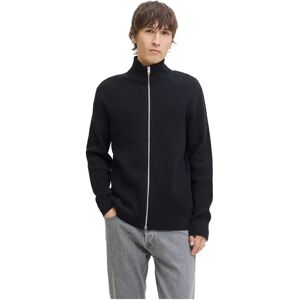Jack & Jones Perfect Sn Full Zip Sweater Black L Men Jack & Jones Perfect Sn Full Zip Sweater Black L Men
