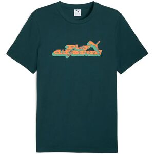 Puma Select Graphic Play Different Short Sleeve T-shirt Green Terrain M Men Puma Select Graphic Play Different Short Sleeve T-shirt Green Terrain M Men