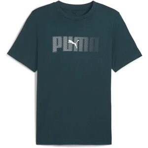 Puma Ess Logo Lab Short Sleeve T-shirt Green Terrain M Men Puma Ess Logo Lab Short Sleeve T-shirt Green Terrain M Men