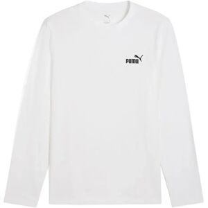 Ess No 1 Logo Long Sleeve T-shirt PUMA White M Men Ess No 1 Logo Long Sleeve T-shirt PUMA White M Men