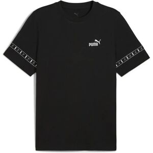 Ess Tape Layout Short Sleeve T-shirt PUMA Black S Men Ess Tape Layout Short Sleeve T-shirt PUMA Black S Men