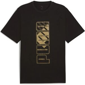 Maximal Metallic Relaxed Fit Short Sleeve T-shirt PUMA Black XL Men Maximal Metallic Relaxed Fit Short Sleeve T-shirt PUMA Black XL Men